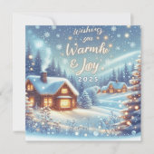 Herzlich Willkommen für 2025 Feiertagskarte (Vorderseite)