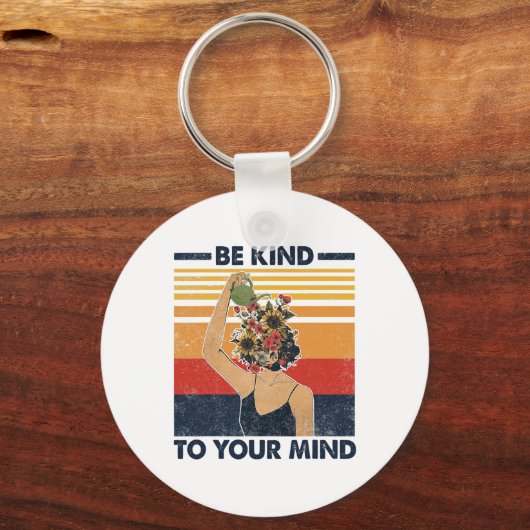 Herzlich willkommen für das Bewusstsein für psychi Schlüsselanhänger (Vorderseite)