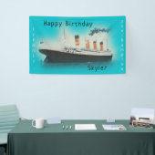 Herzlich willkommen Geburtstag Titanic Ship Name A Banner (Messeveranstaltung)
