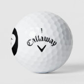 Herzlich willkommen heiraten Sie mir Vorschlag Gol Golfball (Logo)