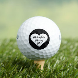 Herzlich willkommen heiraten Sie mir Vorschlag Gol Golfball