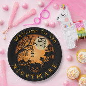 Herzlich willkommen im Albtraum Halloween Pumpkin  Pappteller (Party)