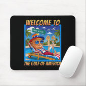 Herzlich willkommen im Amerikanischen Golf am 9. F Mousepad (Mit Mouse)