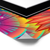 Herzlich Willkommen im Art Déco Stil der Hochzeit Poster (Ecke)