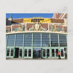 Herzlich willkommen im Asbury Park Boardwalk Postkarte