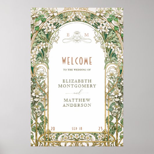 Herzlich willkommen im Blumenmuseum Poster (Vorne)