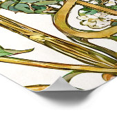 Herzlich willkommen im Blumenmuseum Poster (Ecke)