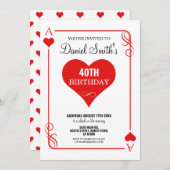 Herzlich Willkommen im Casino von Ace Las Vegas Einladung (Vorne/Hinten)