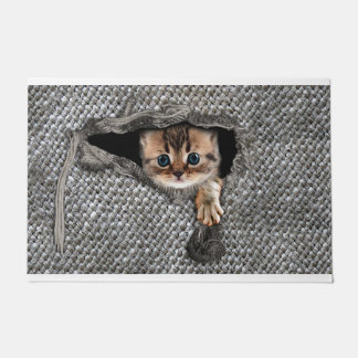 Herzlich willkommen im Cat House - Hoffnung, dass  Fußmatte