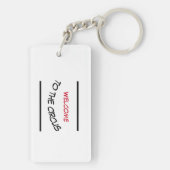 Herzlich willkommen im Circus Schlüsselanhänger (Rückseite)