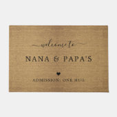 Herzlich Willkommen im Coir der IMITATS von Nana & Fußmatte (Vorderseite)