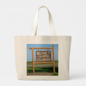Herzlich willkommen im Colorado Frische Pasta mach Jumbo Stoffbeutel (Rückseite)
