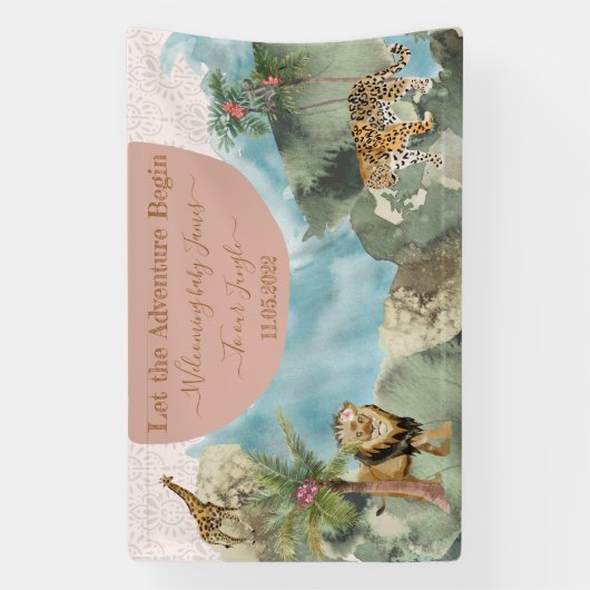 Herzlich willkommen im Dschungelbäumchen! Banner (Vertikal)