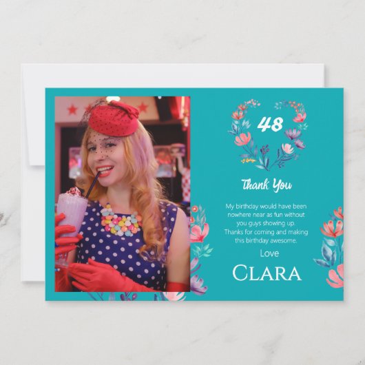 Herzlich willkommen im eleganten Herzen Aquarellfa Einladung (Vorderseite)