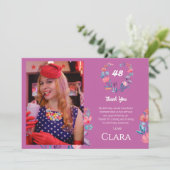 Herzlich willkommen im eleganten Herzen Aquarellfa Einladung (Stehend Vorderseite)