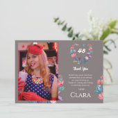 Herzlich willkommen im eleganten Herzen Aquarellfa Einladung (Stehend Vorderseite)