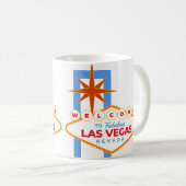 Herzlich willkommen im fabelhaften Las Vegas Nevad Kaffeetasse (VorderseiteRechts)
