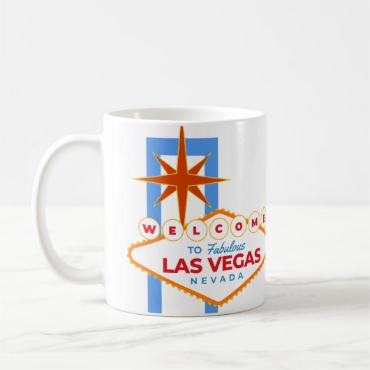 Herzlich willkommen im fabelhaften Las Vegas Nevad Kaffeetasse (Links)