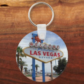 Herzlich willkommen im Fabulous Las Vegas Lucky Sc Schlüsselanhänger (Vorderseite)