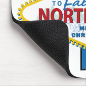Herzlich willkommen im Fabulous North Pole Mousepad (Ecke)