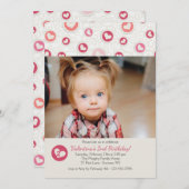 Herzlich willkommen im Foto von mir Einladung (Vorne/Hinten)