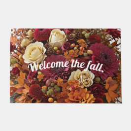 Herzlich willkommen im Herbst - Blumenmatte Fußmatte