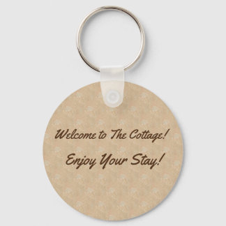 Herzlich willkommen im Hütte Guest Rental House Schlüsselanhänger