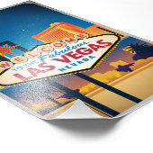 Herzlich willkommen im Las Vegas Nevada Fotodruck (Ecke)