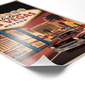 Herzlich willkommen im Las Vegas Nevada Fotodruck (Ecke)