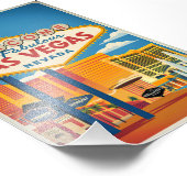 Herzlich willkommen im Las Vegas Nevada Fotodruck (Ecke)