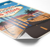 Herzlich willkommen im Las Vegas Nevada Fotodruck (Ecke)