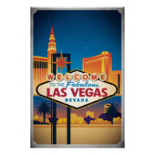 Herzlich willkommen im Las Vegas Nevada Poster (Vorderseite)
