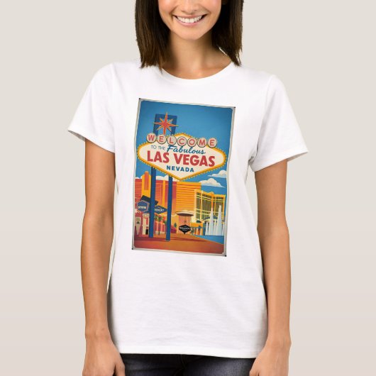 Herzlich willkommen im Las Vegas Nevada T-Shirt (Vorderseite)