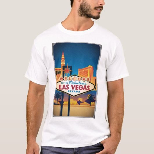 Herzlich willkommen im Las Vegas Nevada T-Shirt (Vorderseite)
