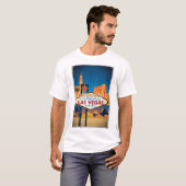 Herzlich willkommen im Las Vegas Nevada T-Shirt (Vorne ganz)