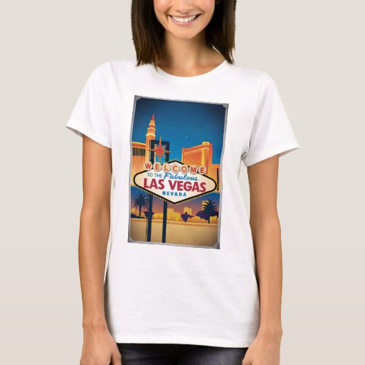 Herzlich willkommen im Las Vegas Nevada T-Shirt (Vorderseite)