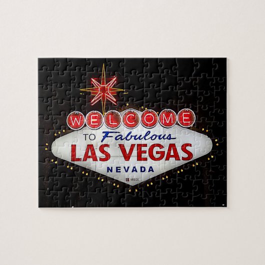 Herzlich willkommen im Las Vegas Sign #2 Jigsaw Pu Puzzle (Horizontal)