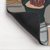 Herzlich willkommen im Lasvegas Karo vor Ort. Mousepad (Ecke)