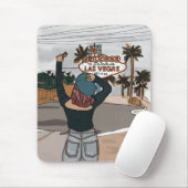 Herzlich willkommen im Lasvegas Karo vor Ort. Mousepad (Mit Mouse)