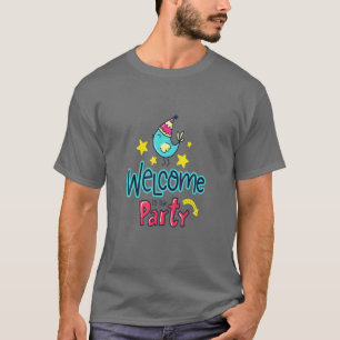 Herzlich Willkommen im Party - Funny Niedliches Hu T-Shirt