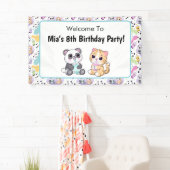 Herzlich Willkommen im Party Kawaii Panda & Tiger  Banner (Insitu)