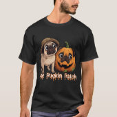 Herzlich willkommen im Pugkin Patch - Funny Hallow T-Shirt (Vorderseite)