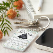 Herzlich Willkommen im Vater Gedicht von Bump Schlüsselanhänger (Vorderseite rechts)