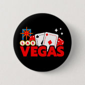 Herzlich Willkommen im Zeichen von Fabulous Las Ve Button (Vorderseite)