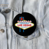 Herzlich willkommen im Zeichen von Las Vegas Button (Beispiel)