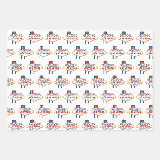 Herzlich willkommen im Zeichen von Las Vegas Geschenkpapier Set (Vorderseite 3)