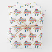 Herzlich willkommen im Zeichen von Las Vegas Geschenkpapier Set (Beispiel)