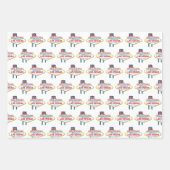 Herzlich willkommen im Zeichen von Las Vegas Geschenkpapier Set (Vorderseite)
