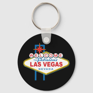Herzlich willkommen im Zeichen von Las Vegas Schlüsselanhänger