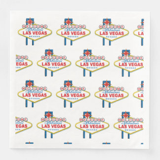Herzlich willkommen im Zeichen von Las Vegas Serviette